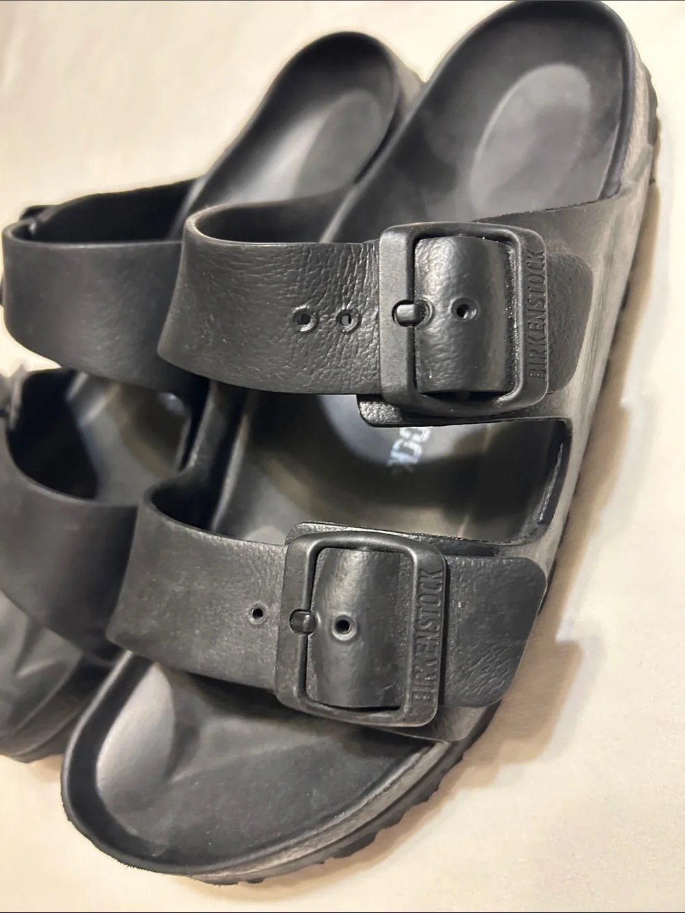 Birkenstock Black Two-Strap Men’s Sandals